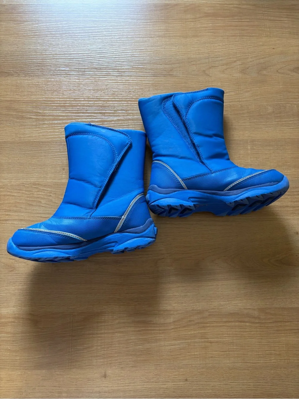 Lands’ End Kids Blue Waterproof Snow Winter Boots